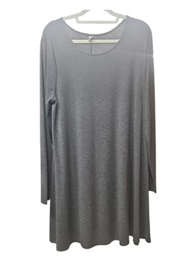 OLD NAVY Gray Long Sleeve Swing Dress Sz. XL
